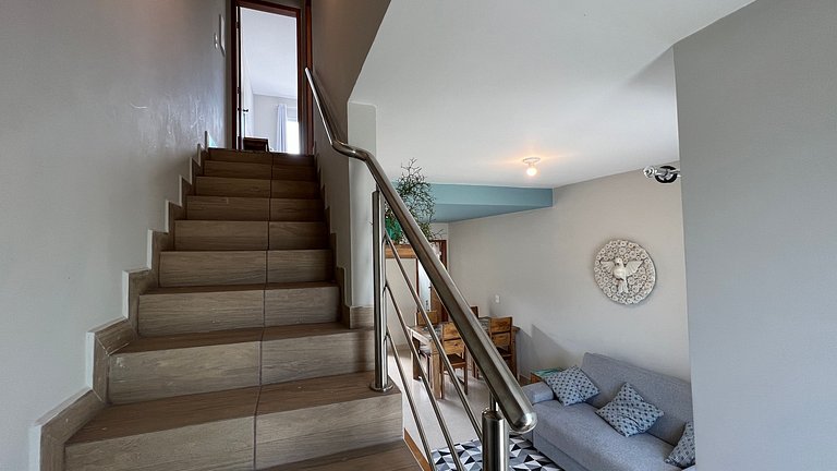 Duplex 2 quartos na orla de Porto Seguro