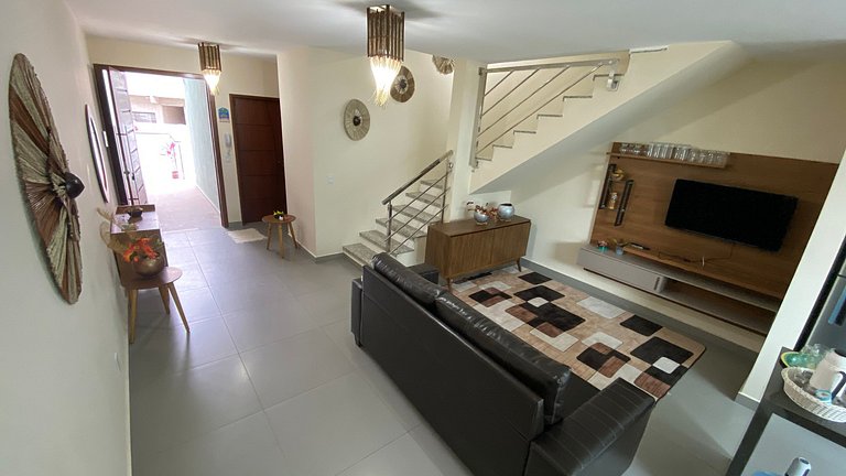 Casa duplex 3/4 no Alto Taperapuan Porto Seguro