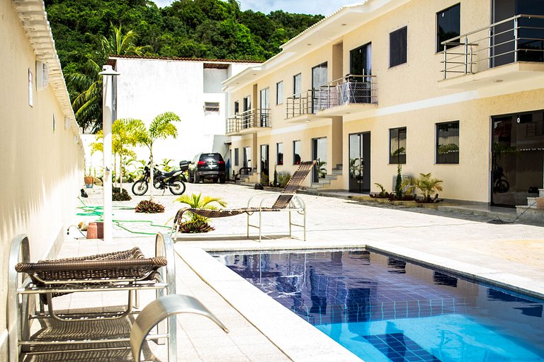 08 P. Village Apto 2Q 750m das praias