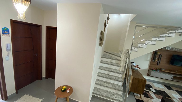 Casa duplex 3/4 no Alto Taperapuan Porto Seguro