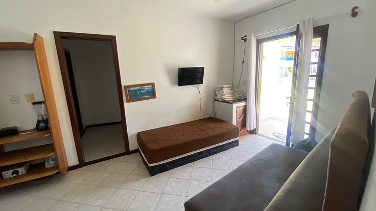 Apto 1/4 perto da praia Taperapuan Porto