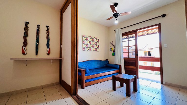 apto 224 - 1/4 100m da praia na orla