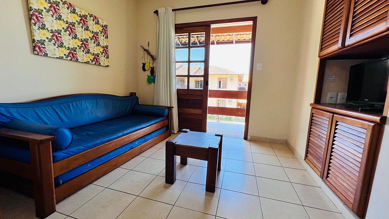 apto 224 - 1/4 100m da praia na orla