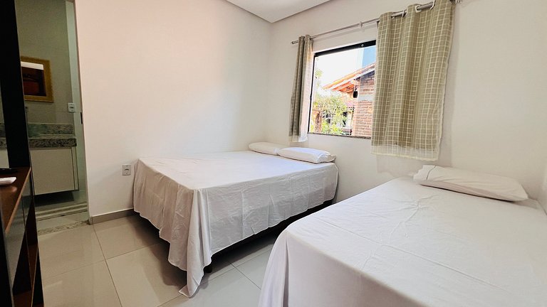 08 P. Village Apto 2Q 750m das praias