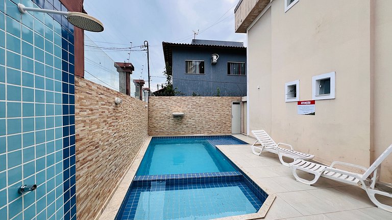 Apto térreo com ótima localização perto da praia