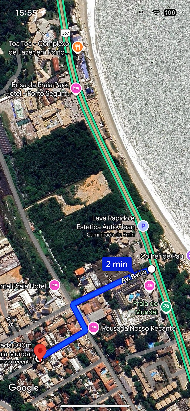 Casa individual 5 quartos 400m da praia