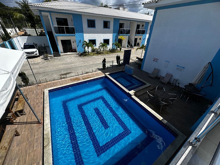 Apto 2/4 condominio garden na orla