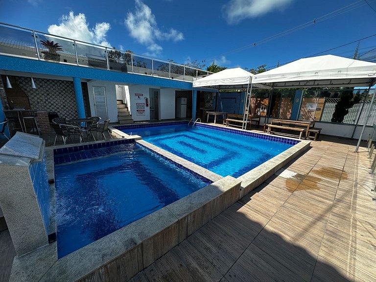 Apto 2/4 condominio garden na orla