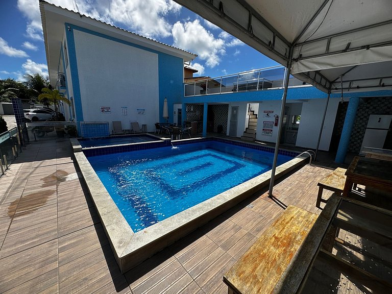 Apto 2/4 condominio garden na orla