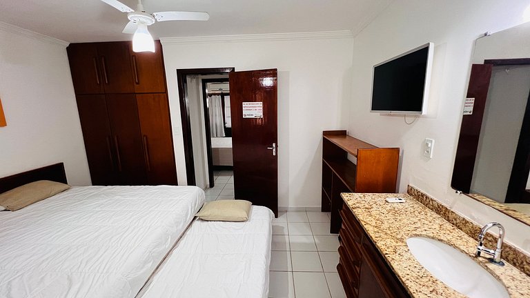 Duplex 3 suítes 300m praia churrasqueira privativa