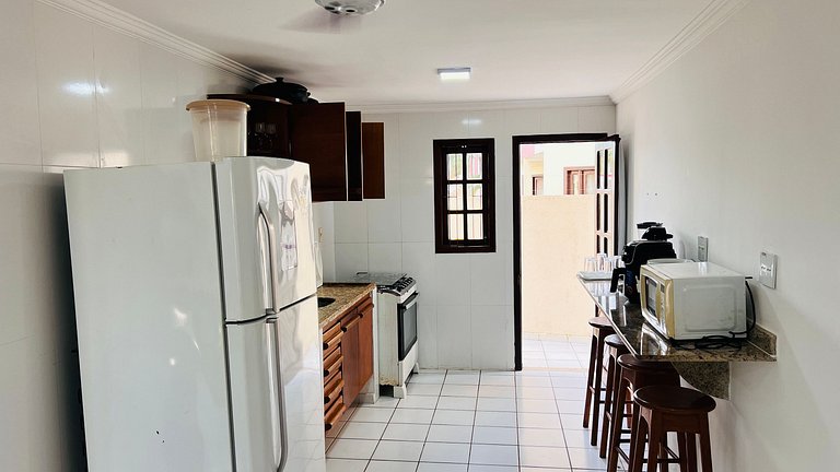 Duplex 3 suítes 300m praia churrasqueira privativa