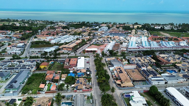 Duplex 2 quartos na orla de Porto Seguro