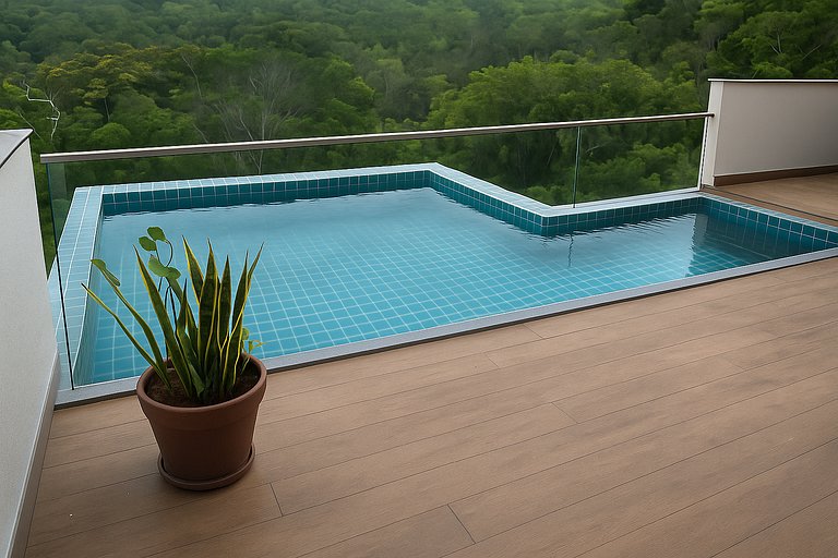 Casa flor do mar vista mar e floresta Ilhéus