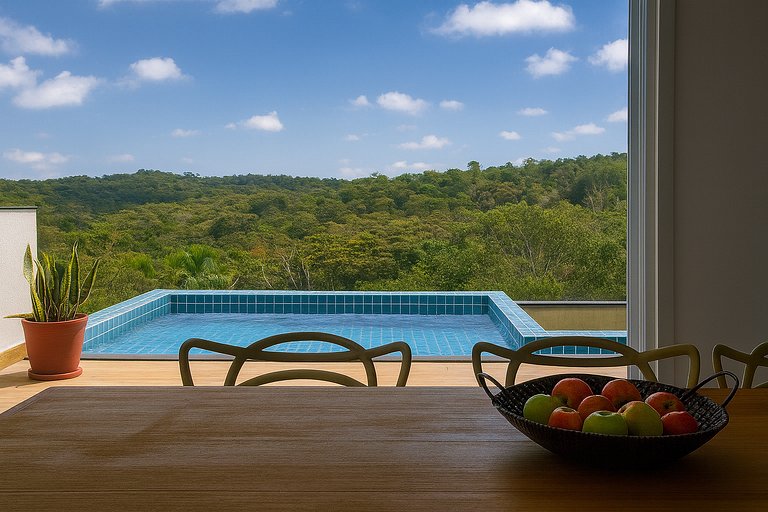 Casa flor do mar vista mar e floresta Ilhéus