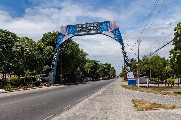 Condomínio de frente para o mar