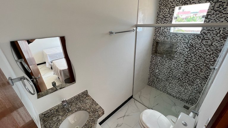 Duplex perto da praia e comercio