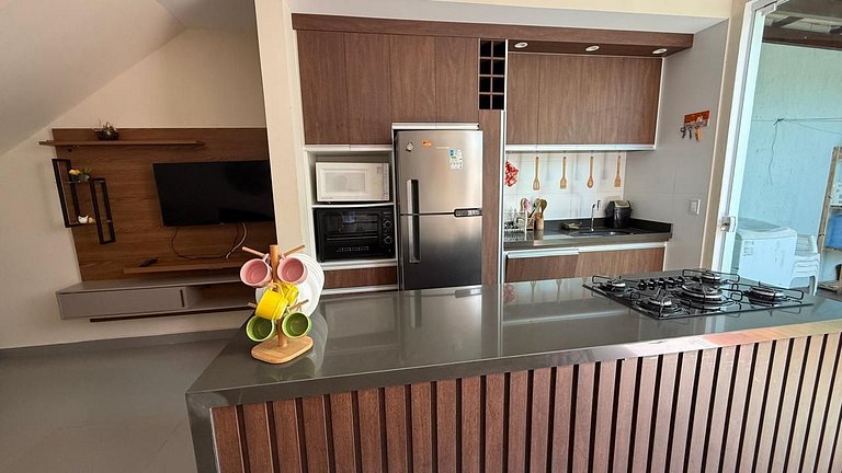 Casa duplex 3/4 no Alto Taperapuan Porto Seguro